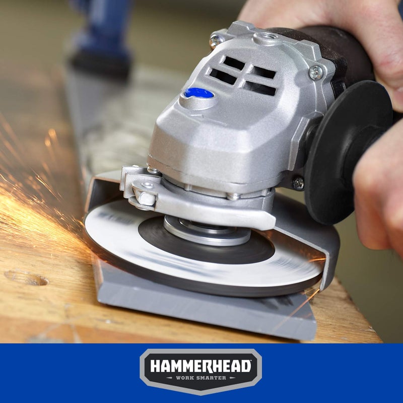 Hammerhead 6-Amp 4-1/2 Inch Angle Grinder with 3 pcs Grinding Wheel â€“ HAAG060 - Image 5